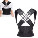 Corretor de postura ajustável para homens e mulheres, suporte para pescoço e ombros, cinto para alívio da dor.