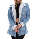 Jaqueta Premium Parka com lavagem transparente da tendência com pelúcia tipo pelúcia moda outono inverno