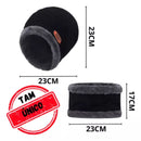 Kit com 3 gorros e cachecol versáteis para adultos unissex