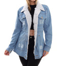 Jaqueta Premium Parka com lavagem transparente da tendência com pelúcia tipo pelúcia moda outono inverno