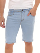 Bermuda Jeans Masculina Lavagem Clara Modelo Premium