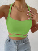 Top Cropped com amarração