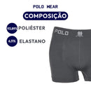 8 Kit de Cuecas Masculinas Polo Wear Boxer Confortáveis Respiráveis Microfibra Sem Costura