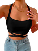 Top Cropped com amarração