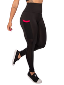 Calça Legging Com Bolso Fitness para Academia Feminina Cintura Alta