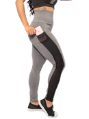 Calça Legging Com Bolso Fitness para Academia Feminina Cintura Alta