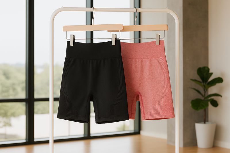 KIT 2 Shorts de Academia Premium, com Encolhimento de Barriga e Levanta Bumbum