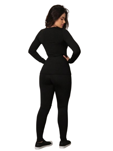 Conjunto Térmico Flanelado Inverno (BLUSA+CALÇA).