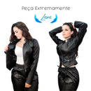 Jaqueta Premium feminina plus size blusa de couro casaco jaqueta