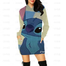 Vestido sexy com capuz, vestidos de baile, mangas compridas, chique, feminino, noite, festa luxuosa da Disney, mini vestido suéter, costurado, elegante, feminino, Y2K