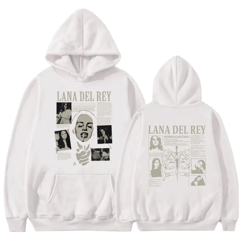 Moletom com capuz; estampado Lana Del Rey, masculino e feminino, moletom grande, unissex