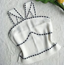 Top Francês Verão 2025  Slim Fit Sem Mangas Casual Básico Regata Diária