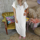 Vestido longo com decote em V da Disney, vestidos longos da Minnie Mouse para mulheres, roupas de lazer femininas, estilo Mickey, praia, desenho animado, Y2K 2025