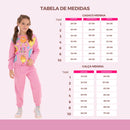 Kit Sortido de 6 Peças de Roupas Femininas Infantil Inverno - 3 blusas casacos + 3 calças do 1 ao 10