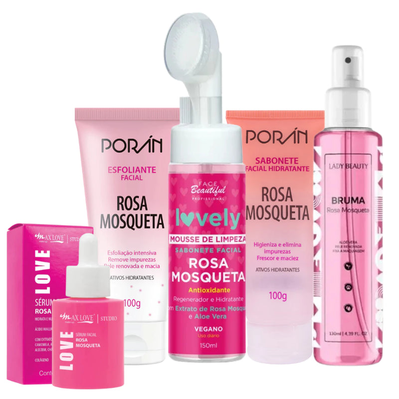 Kit Skin care Porán Limpeza Facial Premium