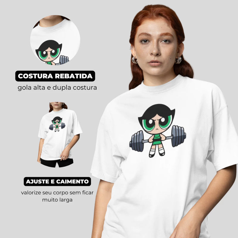 Camiseta Blusa Academia streetwaer camisa as meninas super poderosas 100% algodao Premium
